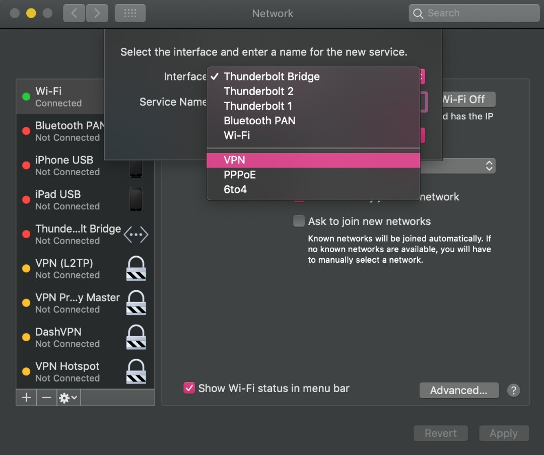 آموزش وی پی ان l2tp برای مک بوک